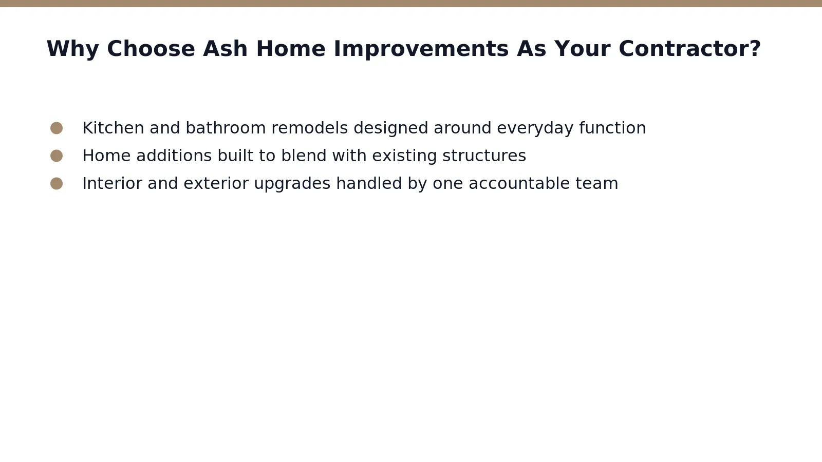 Selecting the right contractor for home remodeling in Newark, DE shapes the entire outcome