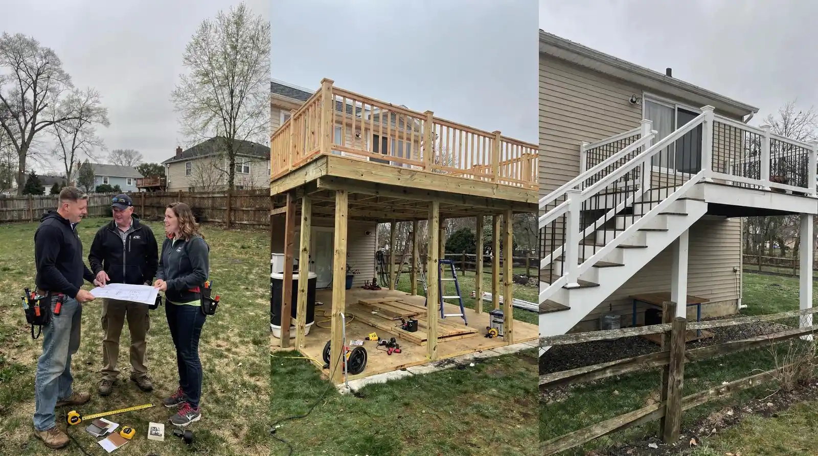 A structured process turns a Newark homeowner's ideas into a finished space without guesswork. Every